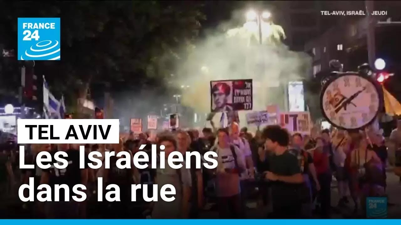 Les Israéliens dans la rue pour exiger la fin de la guerre à Gaza et le retour des otages