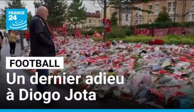 Les proches et le monde du football réunis pour un dernier adieu à Diogo Jota et son frère
