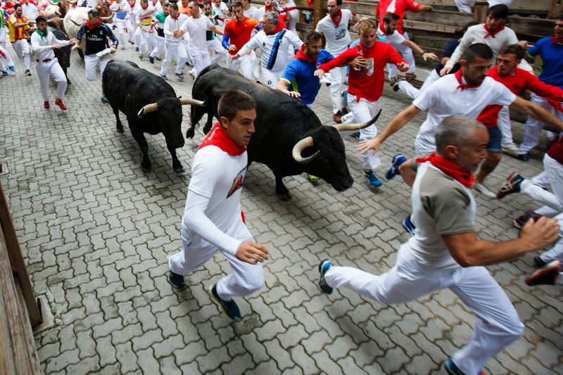 Running with the bulls: San Fermin kicks off in Spain's Pamplona