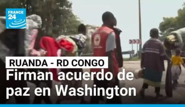 Ruanda y RD Congo firman acuerdo de paz en Washington • FRANCE 24 Español