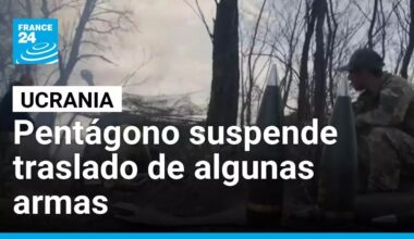 Pentágono suspende envío de algunas armas a Ucrania • FRANCE 24 Español