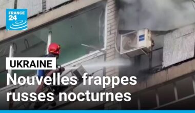 Ukraine : plusieurs blessés civils dans de nouvelles frappes russes nocturnes • FRANCE 24