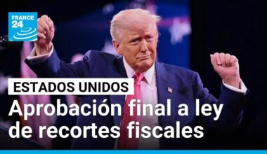 Primera gran victoria legislativa para el Gobierno de Donald Trump • FRANCE 24 Español