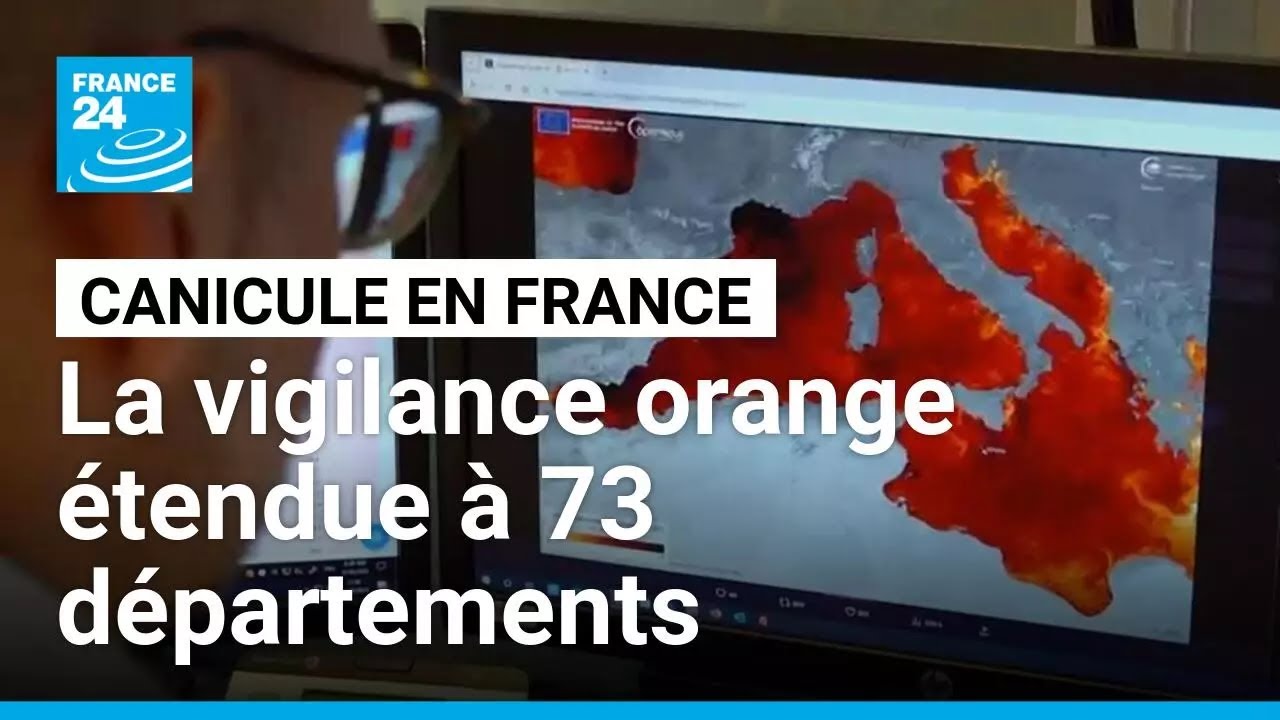 Canicule : la vigilance orange étendue à 73 départements dimanche • FRANCE 24