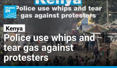 Kenya: Police use whips and tear gas against protesters • FRANCE 24 English