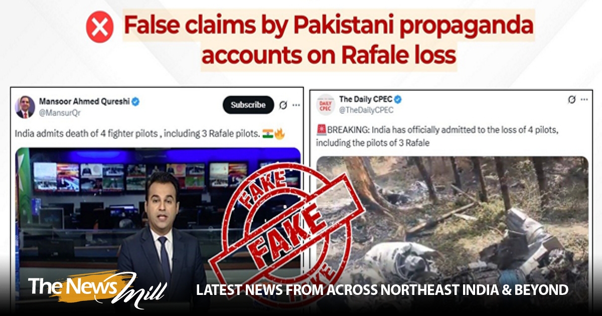 PIB fact check exposes false Pakistan propaganda, alleging "loss of four Indian pilots"