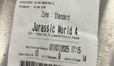 The downgrade from an actual ticket stub to this raggedy piece of paper needs to be studied.