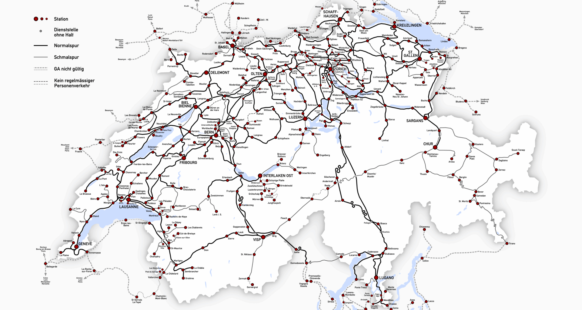 Hi! I also made a railway network map of Switzerland