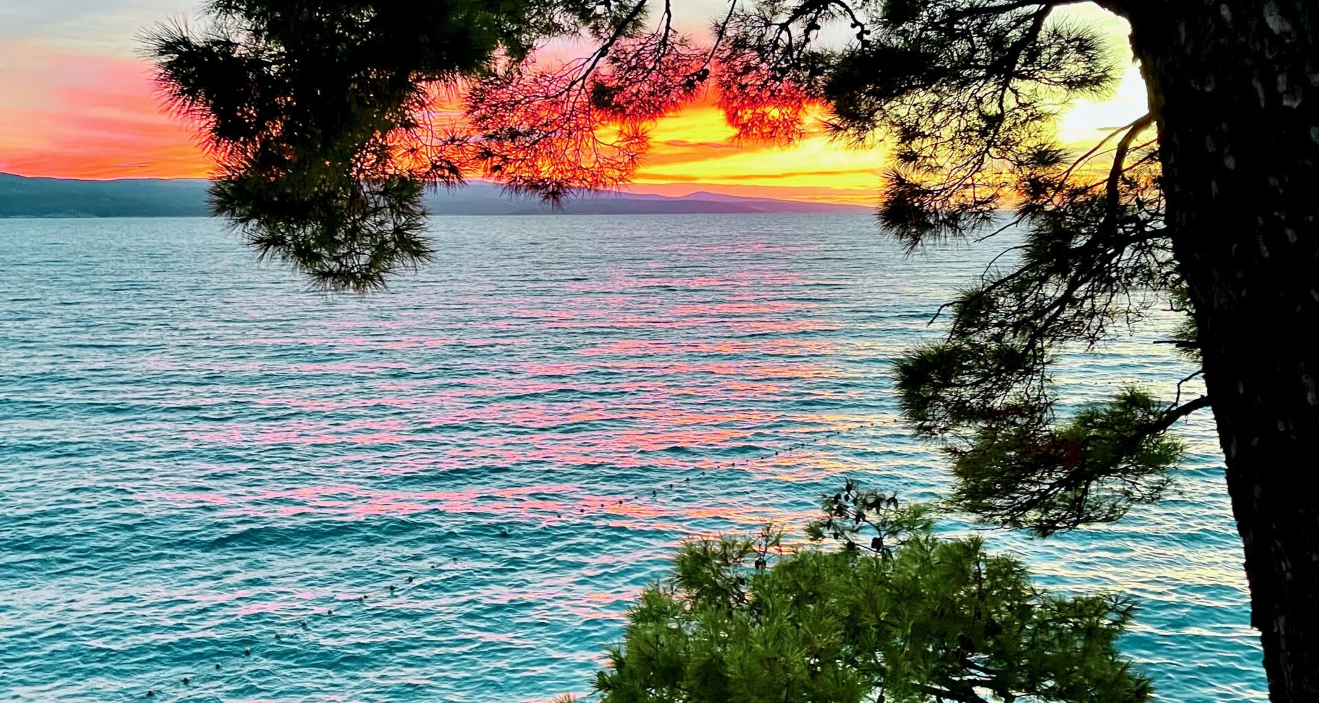 Sunset in Brela