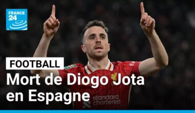 Football : mort de Diogo Jota en Espagne • FRANCE 24