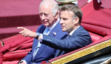 Macron kicks off pomp-filled UK state visit