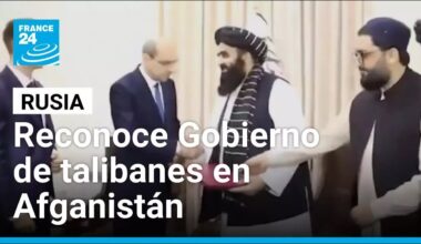 Rusia reconoce oficialmente el Gobierno de los talibanes en Afganistán
