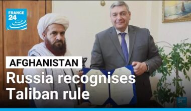 Russia becomes first country to recognise Taliban govt in Afghanistan • FRANCE 24 English