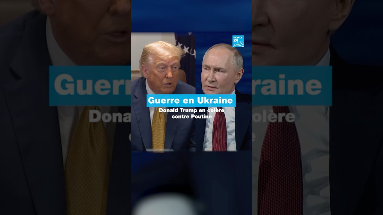 Guerre en Ukraine : Donald Trump en colère contre Poutine • FRANCE 24