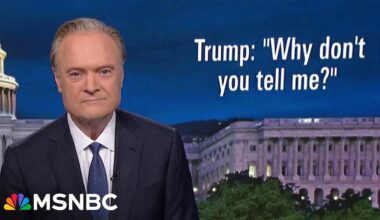 Lawrence: The public knows Trump is lying about tariffs. Why doesn't the White House press corps?