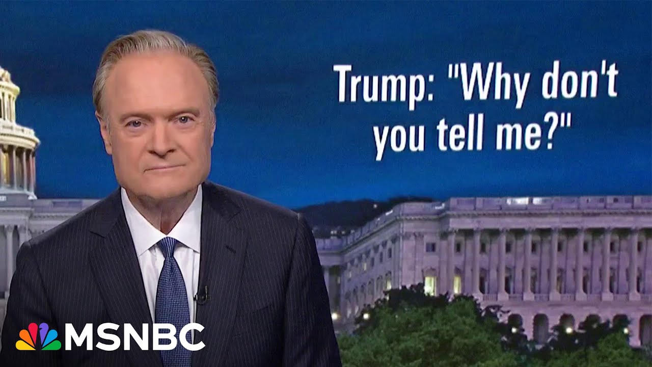 Lawrence: The public knows Trump is lying about tariffs. Why doesn't the White House press corps?