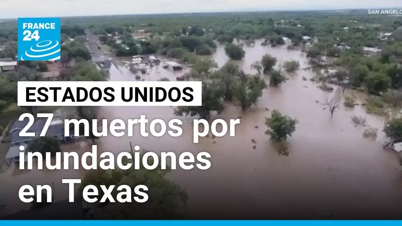 Equipos de rescate trabajan a contrarreloj en Texas tras las inundaciones repentinas • FRANCE 24