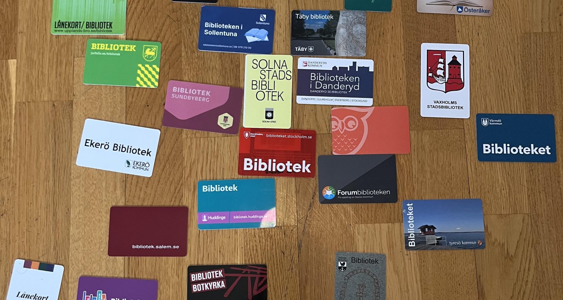 Jag samlade alla Stockholms bibliotekskort