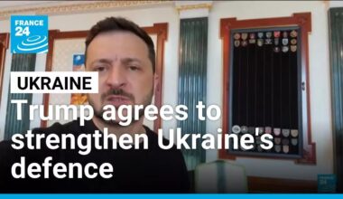 Trump agrees to strengthen Ukraine's air defence, Zelensky says • FRANCE 24 English