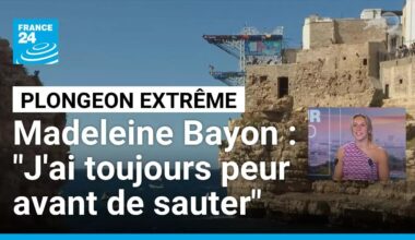 Plongeon extrême : La Française Madeleine Bayon repousse les limites • FRANCE 24