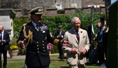 King Charles tours historic castle with ties to Winston Churchill and members of the Royal Family