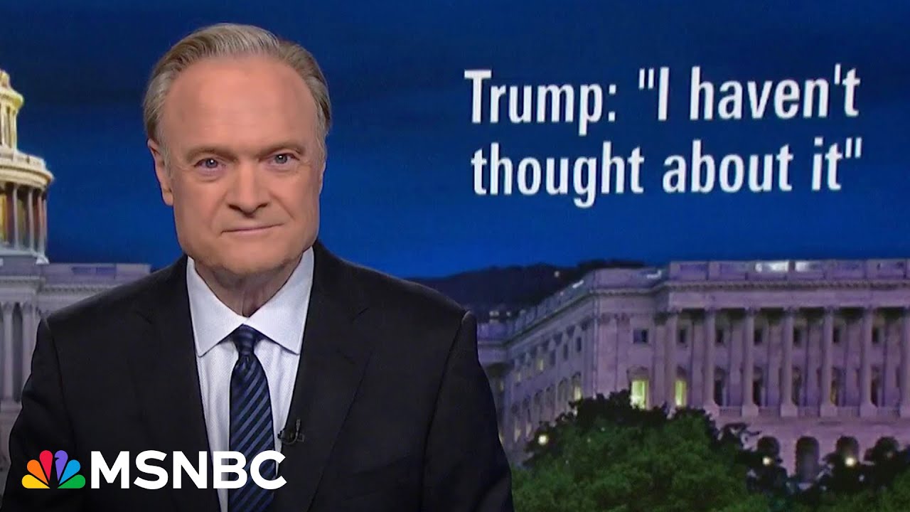 Lawrence: Today Trump proved there is no way he can fake sounding smart about anything