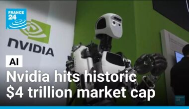 Nvidia hits historic $4 trillion market cap amid AI boom • FRANCE 24 English