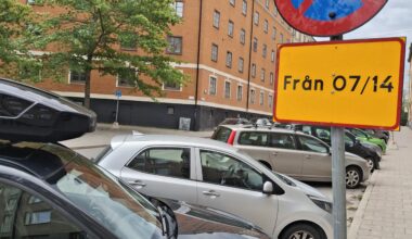 Parkering förbjuden från 7 fjortcember?