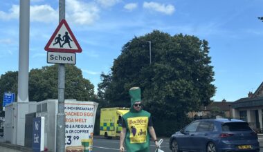 Benedictine Monk Spotted, Upper Newtownards Road
