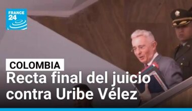 Colombia: el fallo del juicio contra el expresidente Álvaro Uribe se conocerá pronto • FRANCE 24
