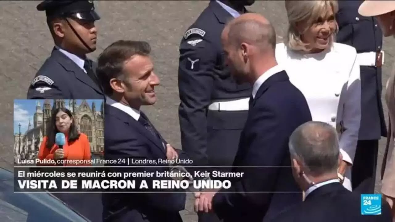 ¿Cómo ha sido el recibimiento a Macron en su visita de Estado en Reino Unido? • FRANCE 24
