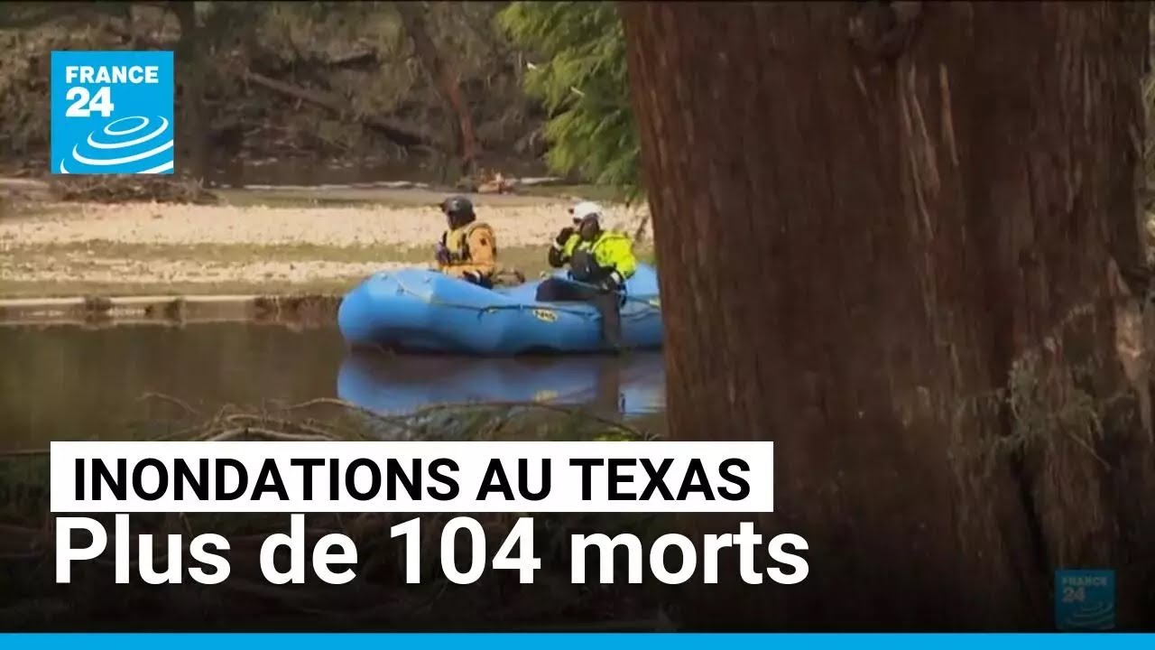 Inondations au Texas : 27 victimes dans un camp de vacances, plus de 104 morts au total