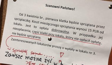 Pay 15 zł or live in filth
