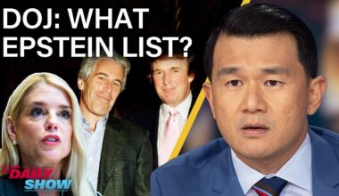 DOJ Erases Epstein & Netanyahu Kisses Trump's Ass With Peace Prize Nom | The Daily Show