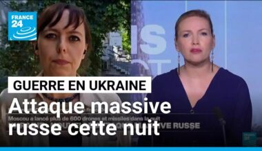 Guerre en Ukraine: nouvelle attaque massive russe dans la nuit • FRANCE 24