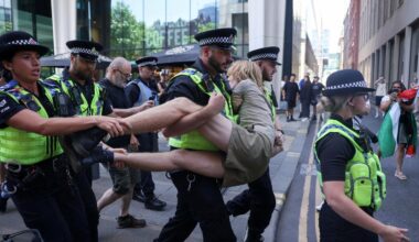 More than 70 arrested at UK protests in support of banned group Palestine Action