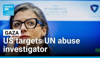 US sanctions UN human rights expert investigating Israeli abuses in Gaza • FRANCE 24 English