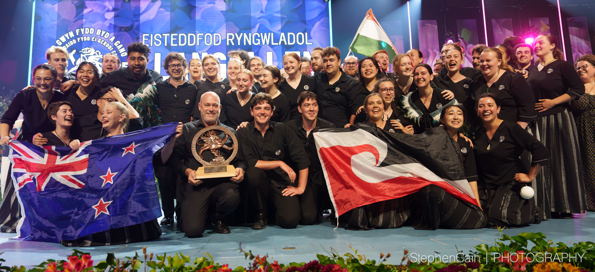 New Zealand Youth Choir wins Llangollen's Choir of the World