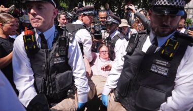 More than 70 arrested at U.K. protests in support of banned group Palestine Action
