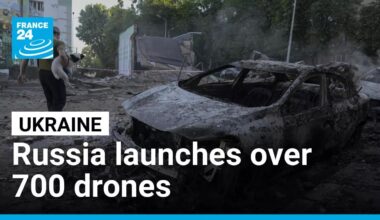 Russia launches over 700 drones in attack on Ukraine • FRANCE 24 English
