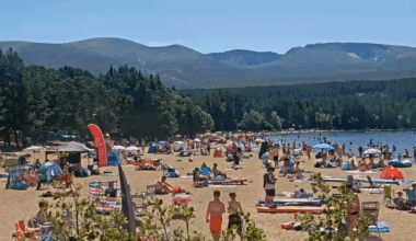 Loch Morlich on the hottest day of the year