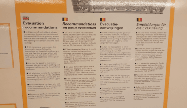 Corrected emergeny information of the Eurotunnel