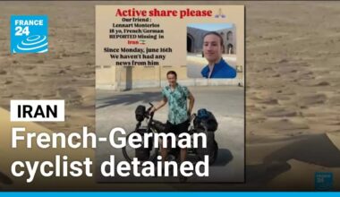 French-German teenage cyclist, Lennart Monterlos, detained in Iran • FRANCE 24 English