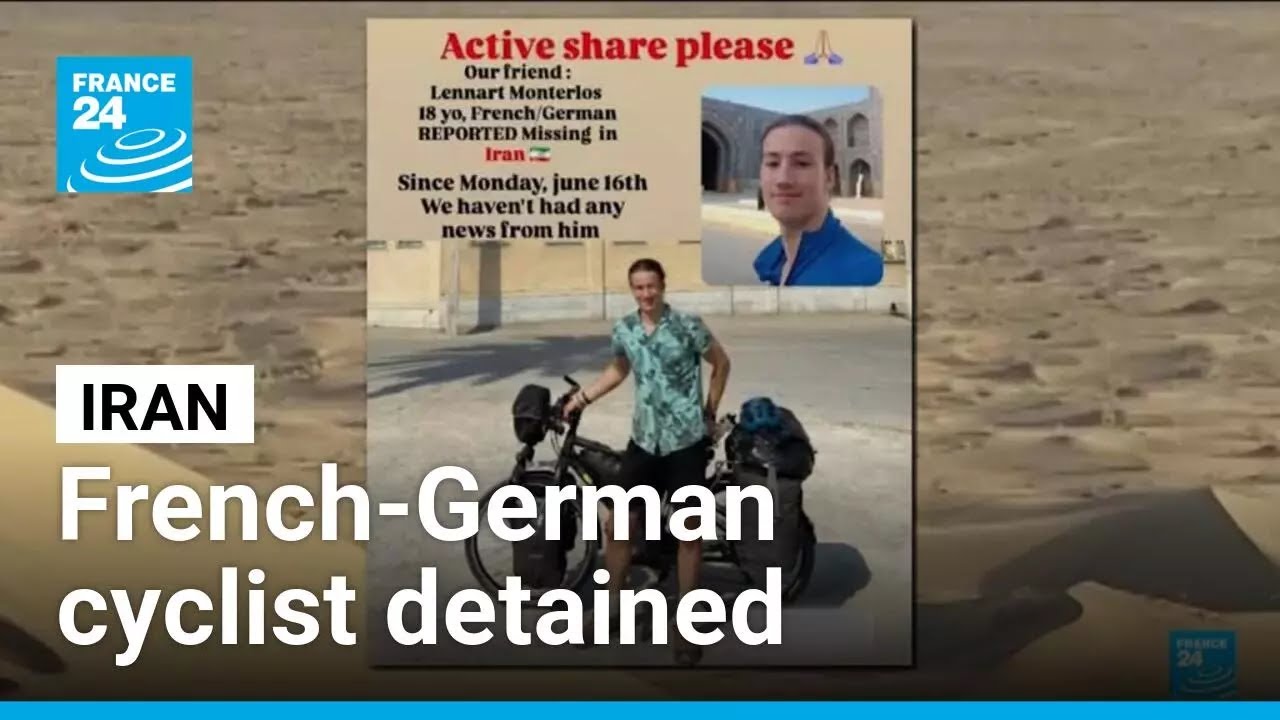 French-German teenage cyclist, Lennart Monterlos, detained in Iran • FRANCE 24 English