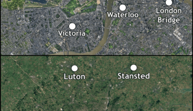 Today I learned that Waterloo is actually North of Victoria! What other geographical surprises does London hold?