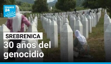 Bosnia conmemora 30 años del genocidio de Srebrenica