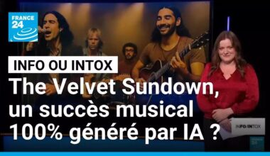 "The Velvet Sundown" généré par IA : le carton d'un groupe qui ... n'existe pas ? • FRANCE 24