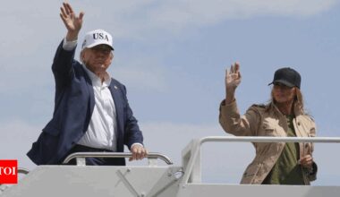 'They just bombed a nursing home': Trump claims Melania's remarks pushed for stronger action on Russia; US president pledges billions for Ukraine