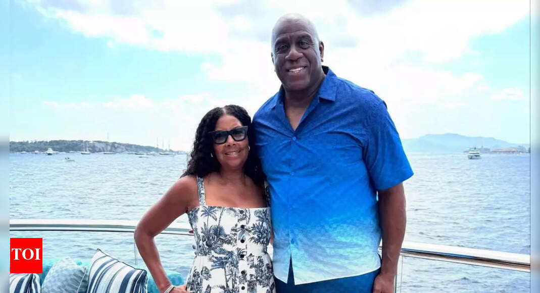 Magic Johnson enjoys romantic getaway in France with wife Cookie Johnson by his side in stunning new photos | NBA News