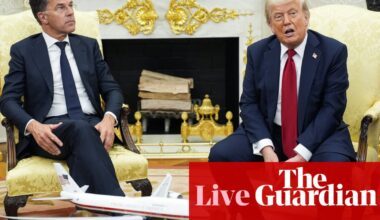 Trump ‘disappointed, but not done’ with Putin as he backs Nato on Ukraine – Europe live | US news
